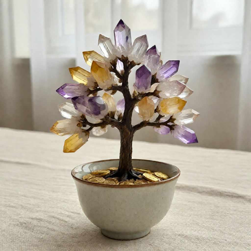 Crystal Feng Shui Wealth Tree