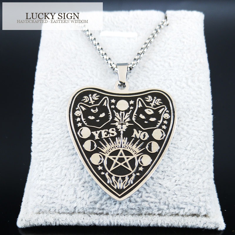 Mystic Moon Cat Talisman Necklace