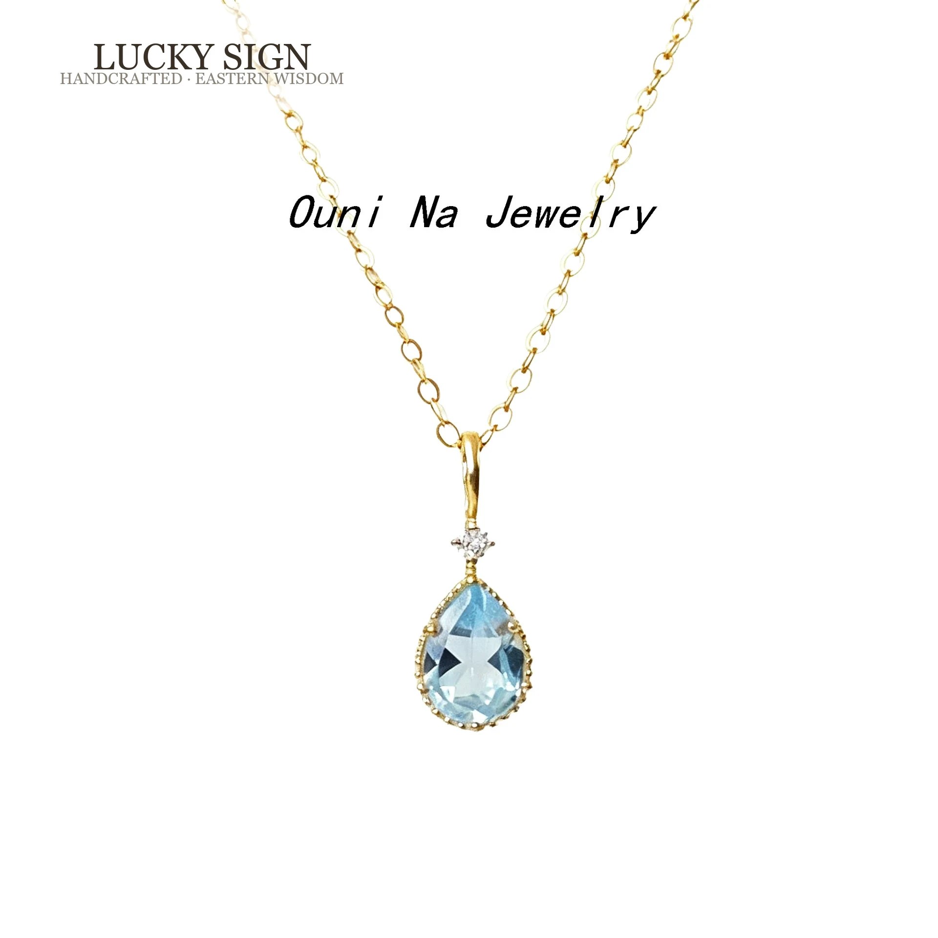 Topaz Pendant Necklace